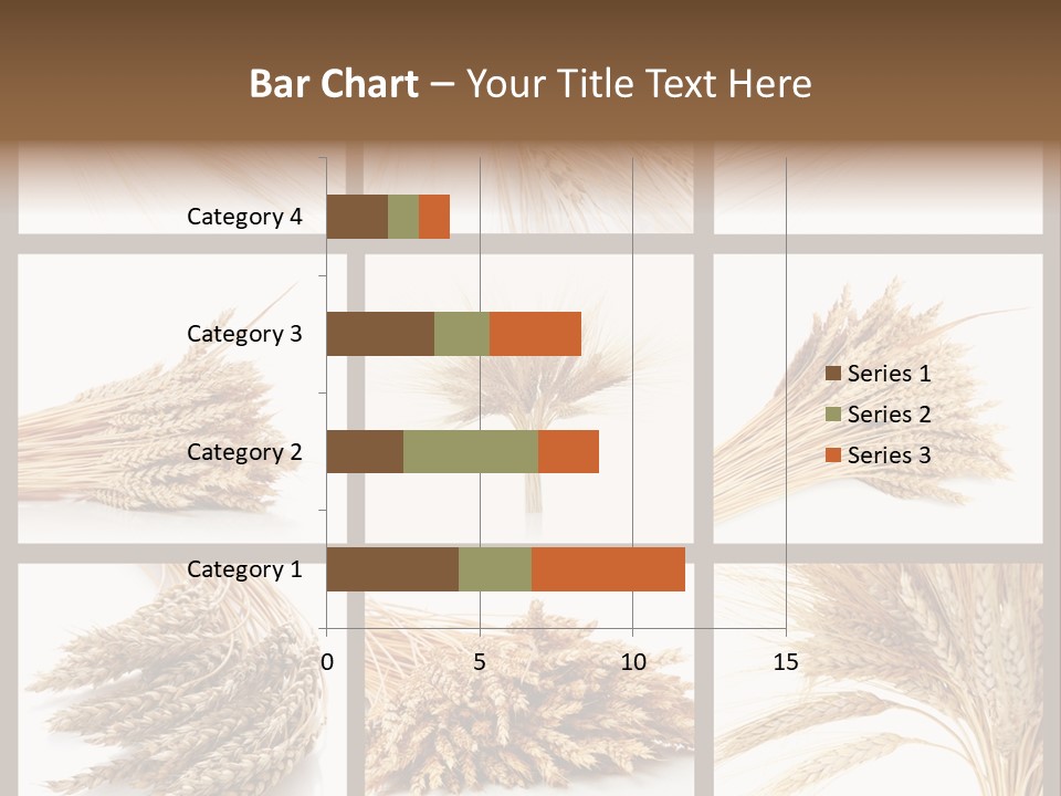 Ripe Ear White PowerPoint Template