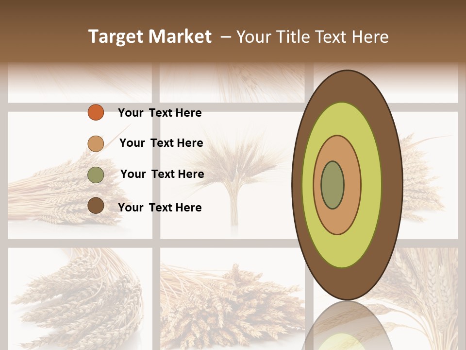 Ripe Ear White PowerPoint Template