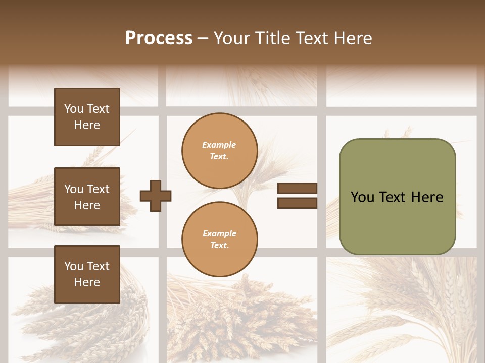 Ripe Ear White PowerPoint Template