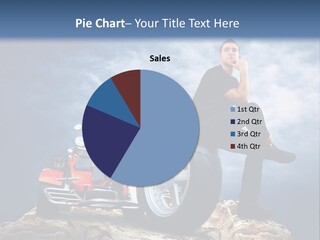 Biking Pursuit Male PowerPoint Template