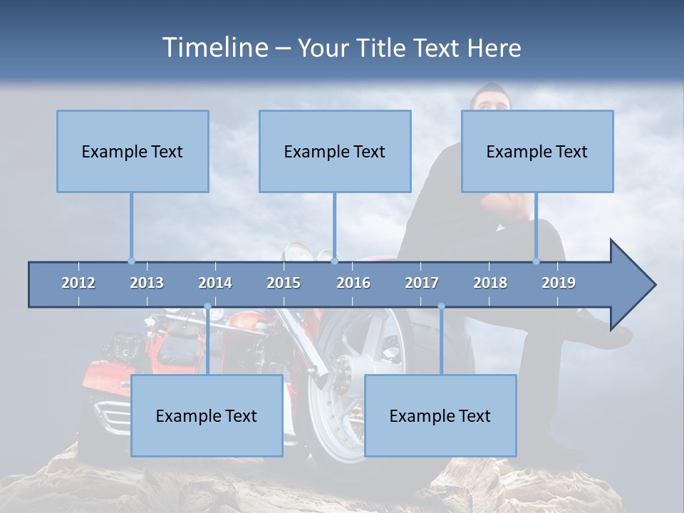 Biking Pursuit Male PowerPoint Template