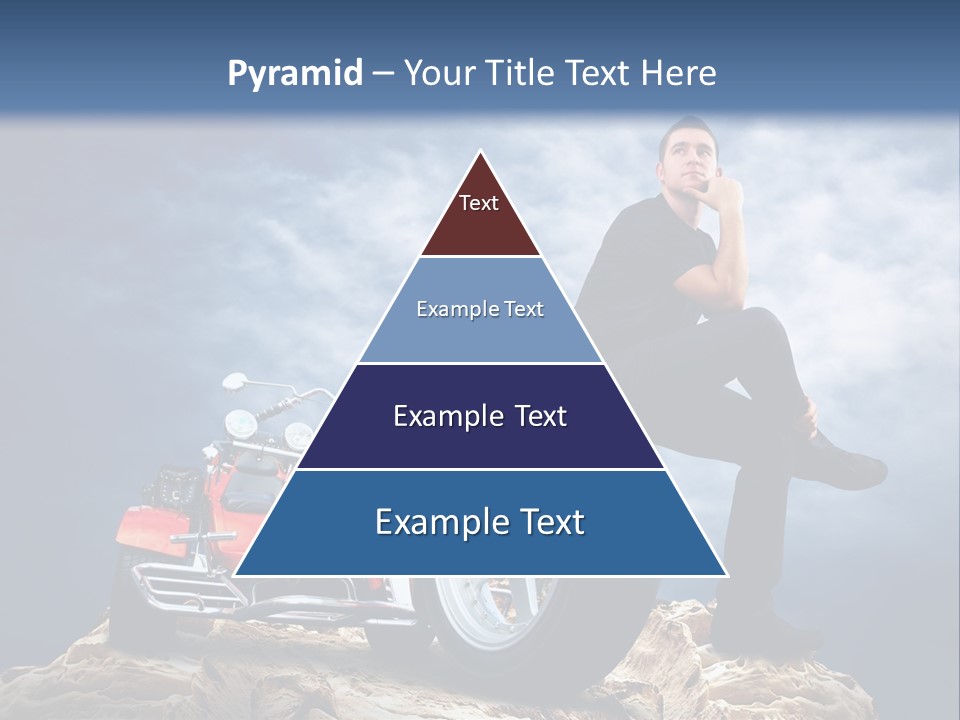 Biking Pursuit Male PowerPoint Template