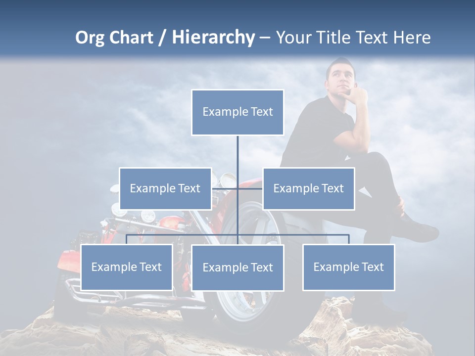 Biking Pursuit Male PowerPoint Template