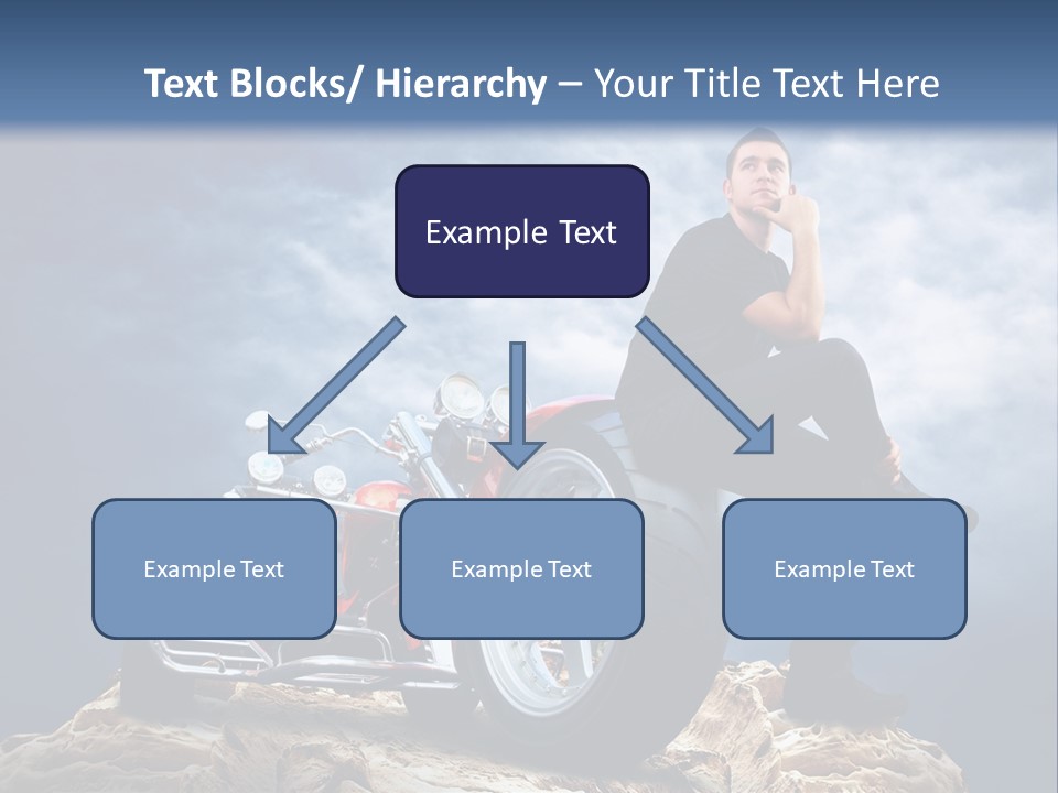 Biking Pursuit Male PowerPoint Template