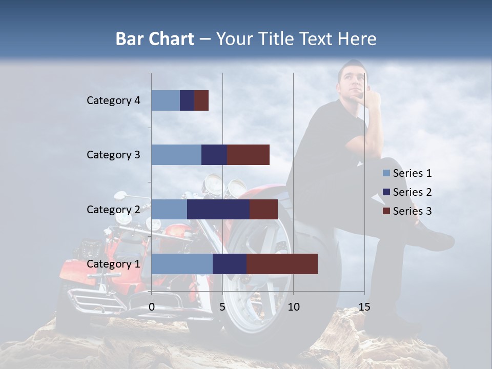 Biking Pursuit Male PowerPoint Template