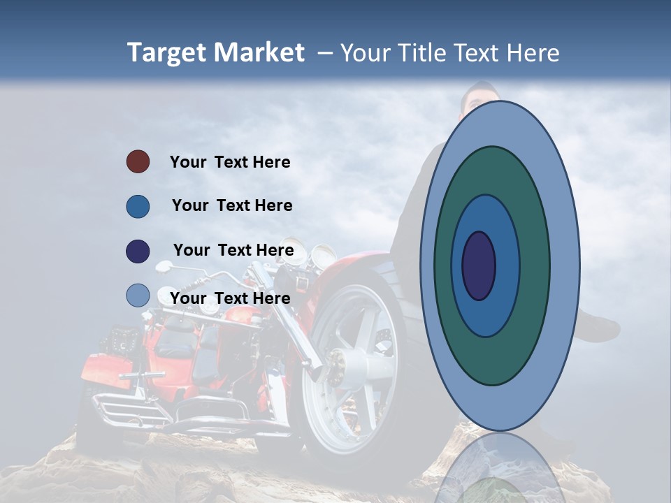 Biking Pursuit Male PowerPoint Template