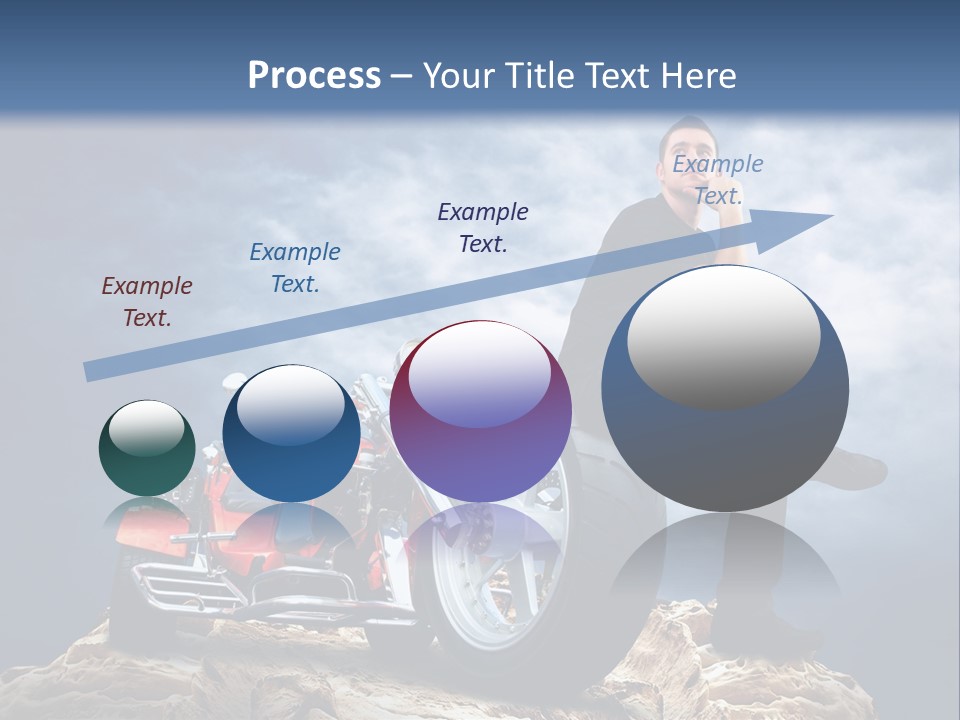 Biking Pursuit Male PowerPoint Template