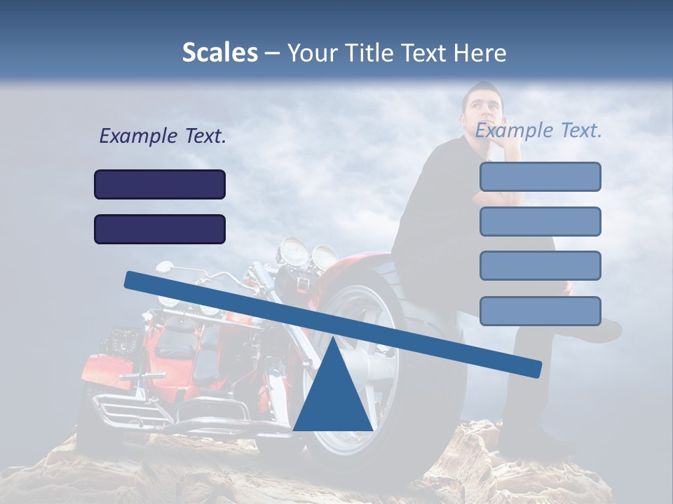 Biking Pursuit Male PowerPoint Template