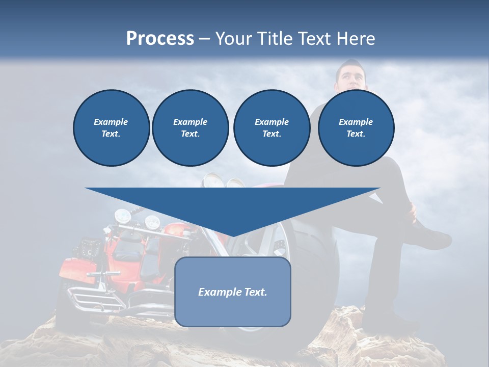 Biking Pursuit Male PowerPoint Template