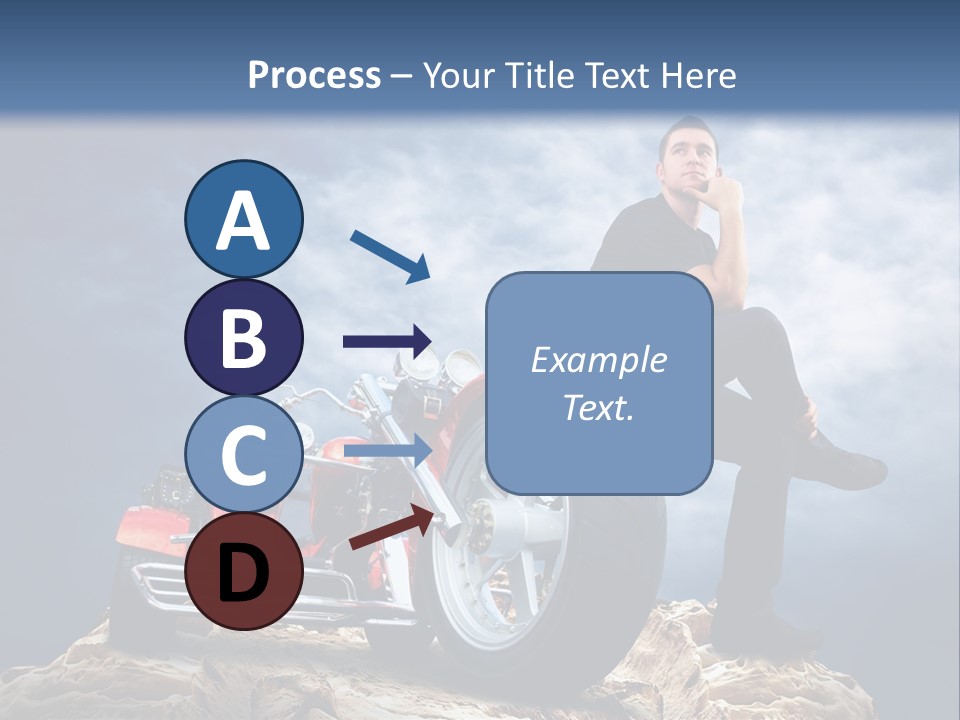 Biking Pursuit Male PowerPoint Template