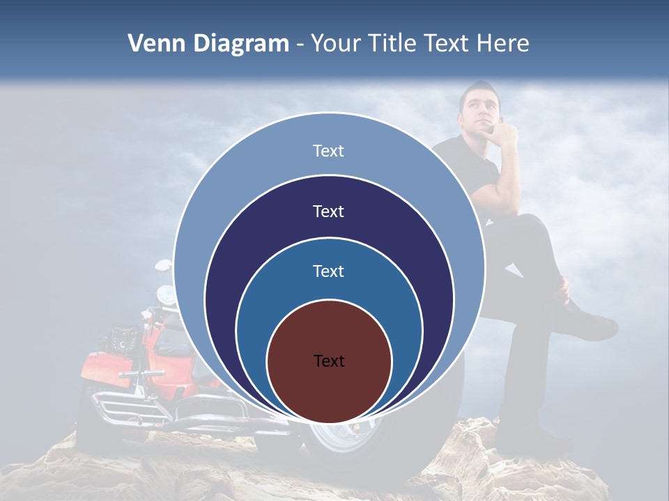 Biking Pursuit Male PowerPoint Template