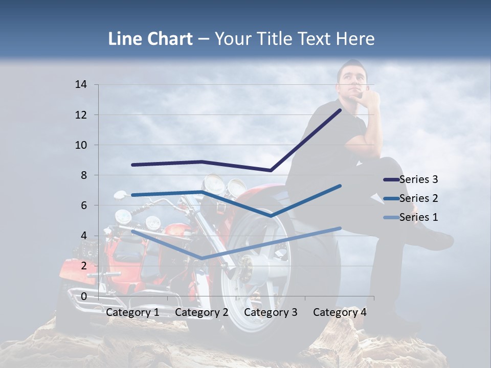 Biking Pursuit Male PowerPoint Template