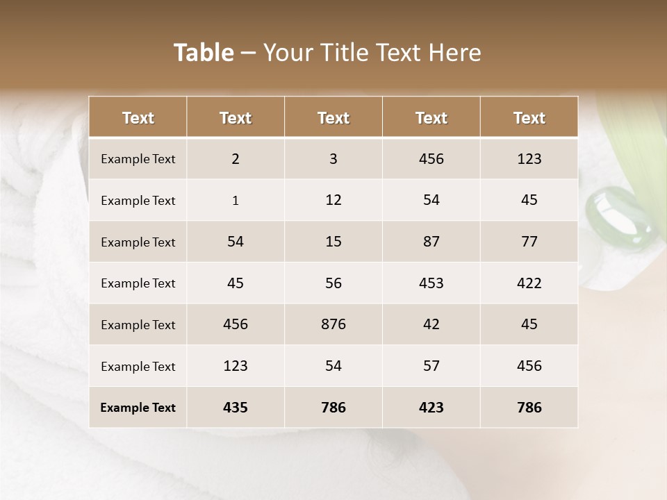 Spa Body Renew PowerPoint Template