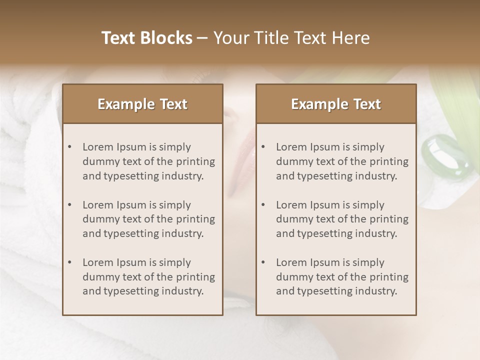 Spa Body Renew PowerPoint Template