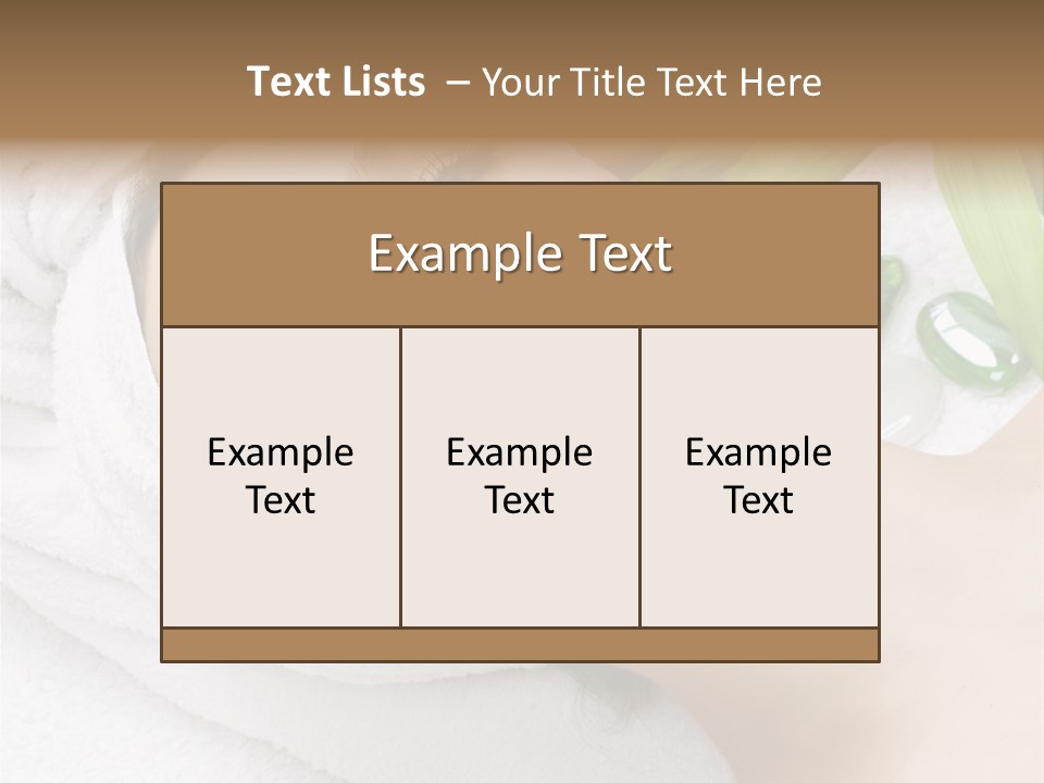 Spa Body Renew PowerPoint Template