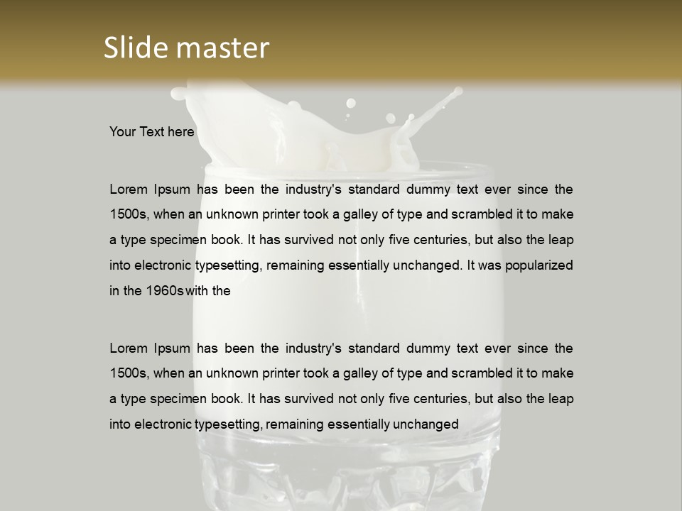 Design Melting Fresh PowerPoint Template