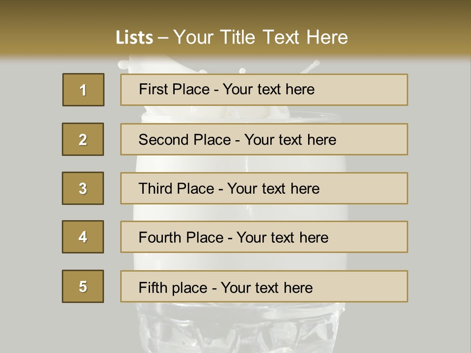 Design Melting Fresh PowerPoint Template
