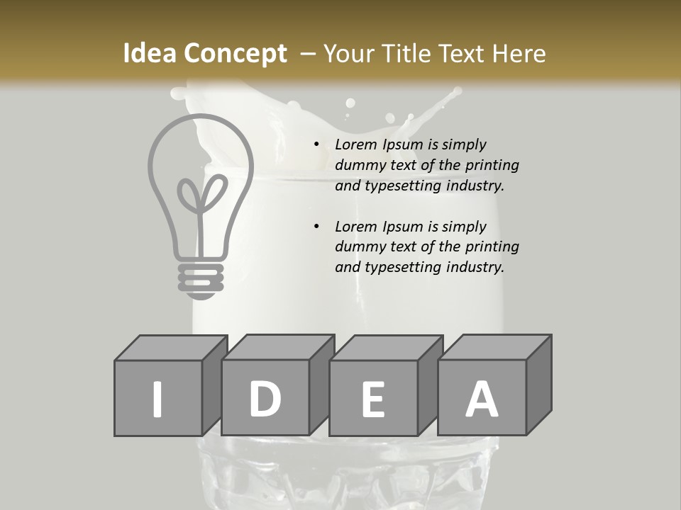 Design Melting Fresh PowerPoint Template