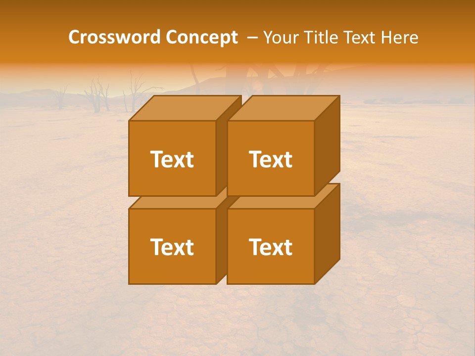 Africa Desert Desolate PowerPoint Template