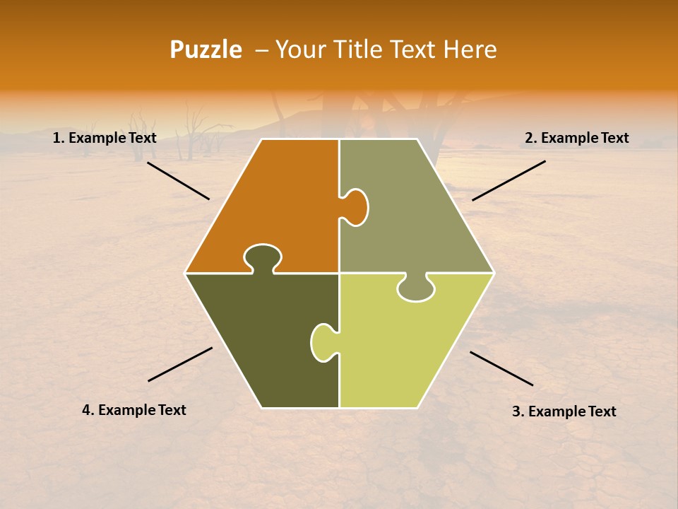 Africa Desert Desolate PowerPoint Template
