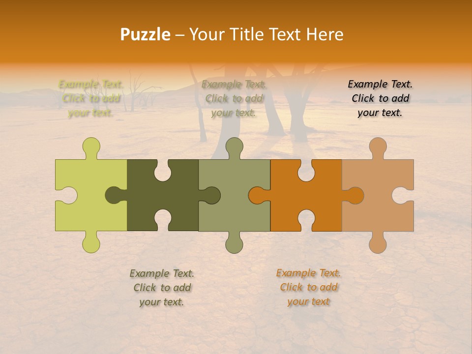 Africa Desert Desolate PowerPoint Template