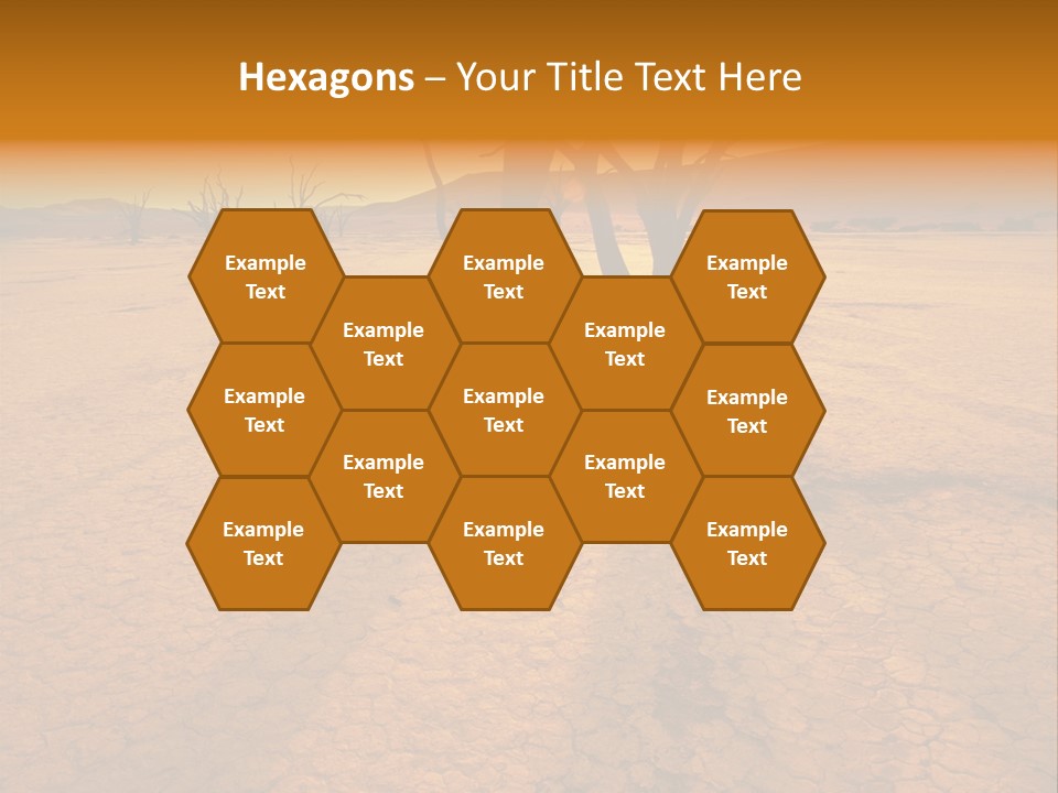 Africa Desert Desolate PowerPoint Template