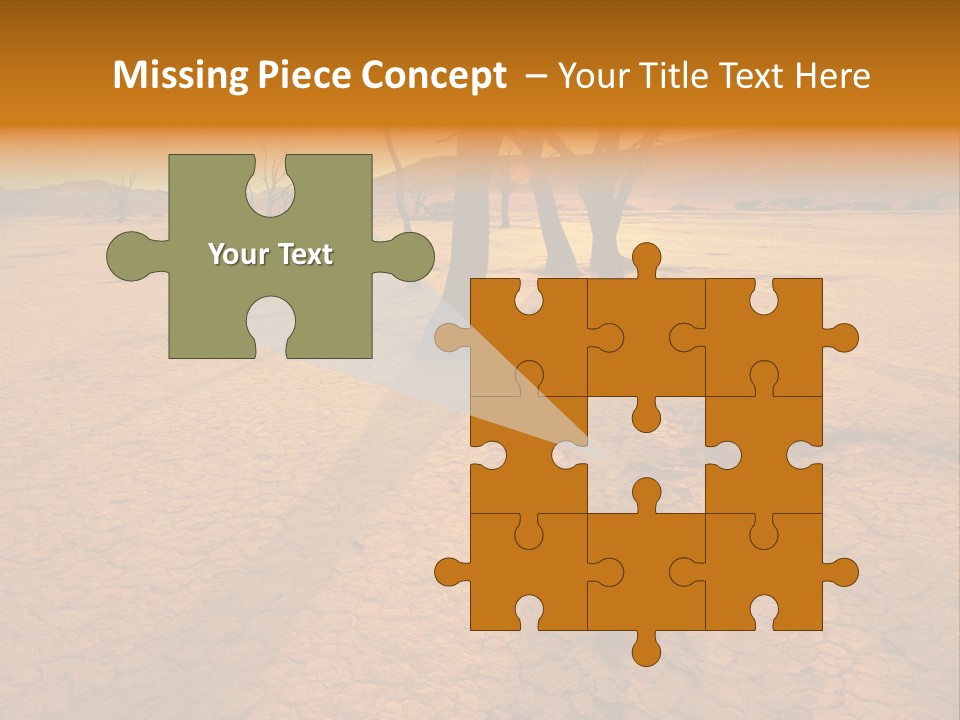 Africa Desert Desolate PowerPoint Template