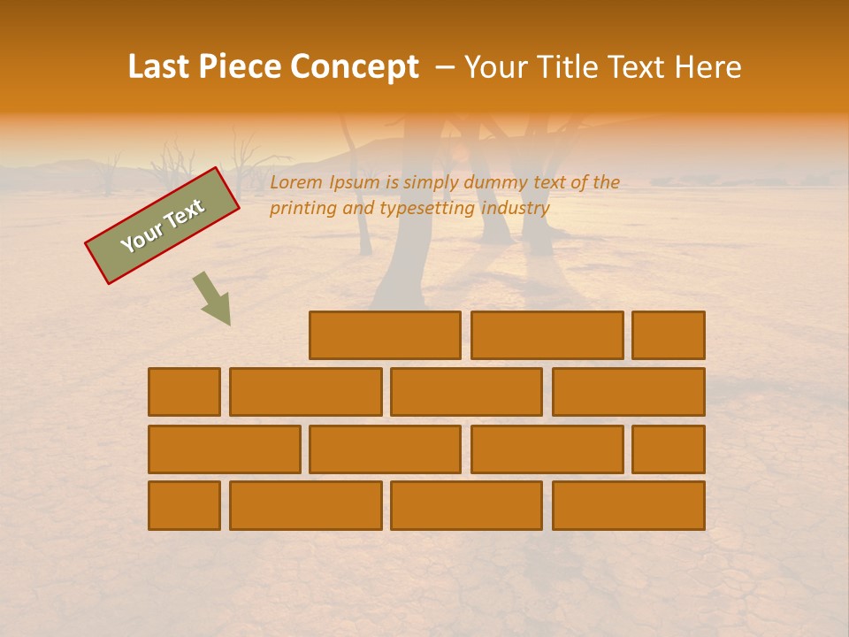 Africa Desert Desolate PowerPoint Template