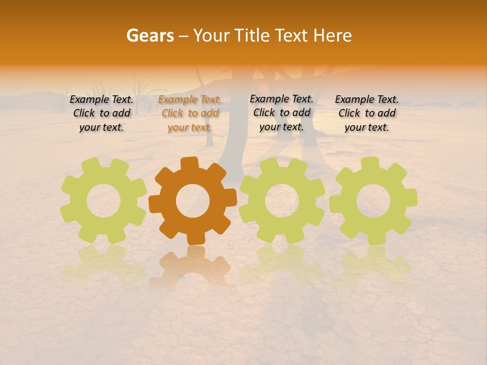Africa Desert Desolate PowerPoint Template