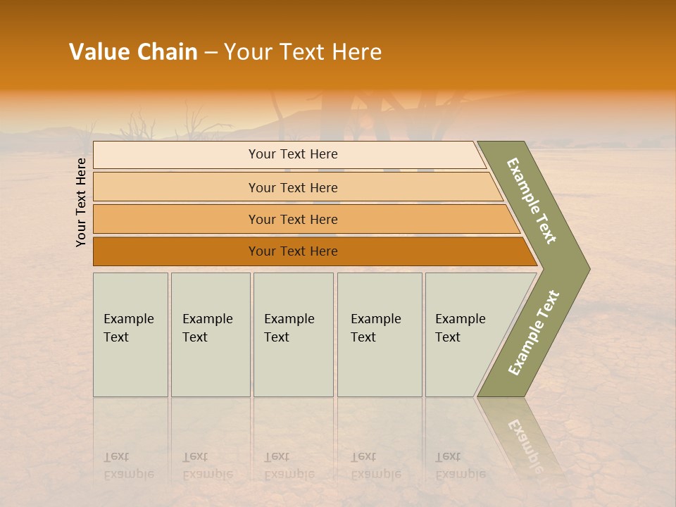 Africa Desert Desolate PowerPoint Template