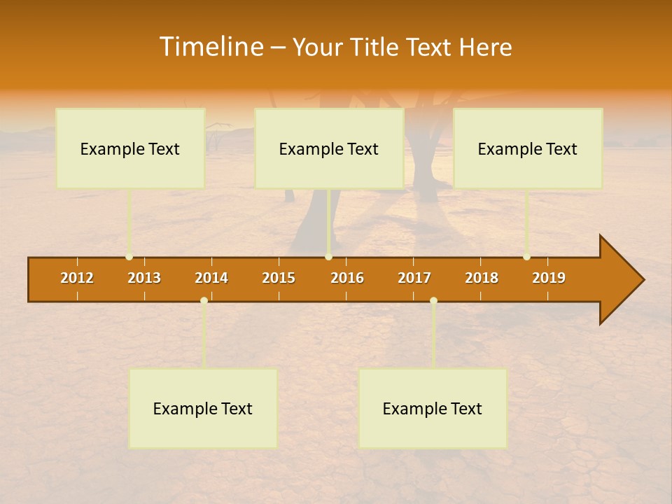 Africa Desert Desolate PowerPoint Template