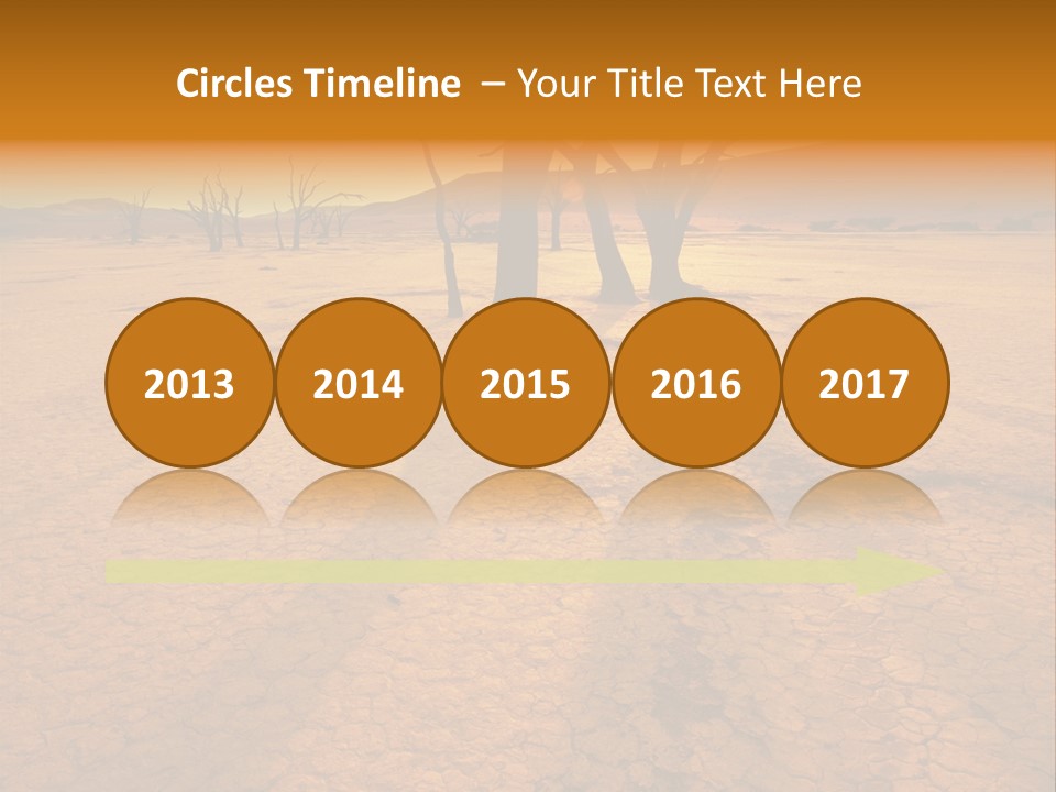 Africa Desert Desolate PowerPoint Template