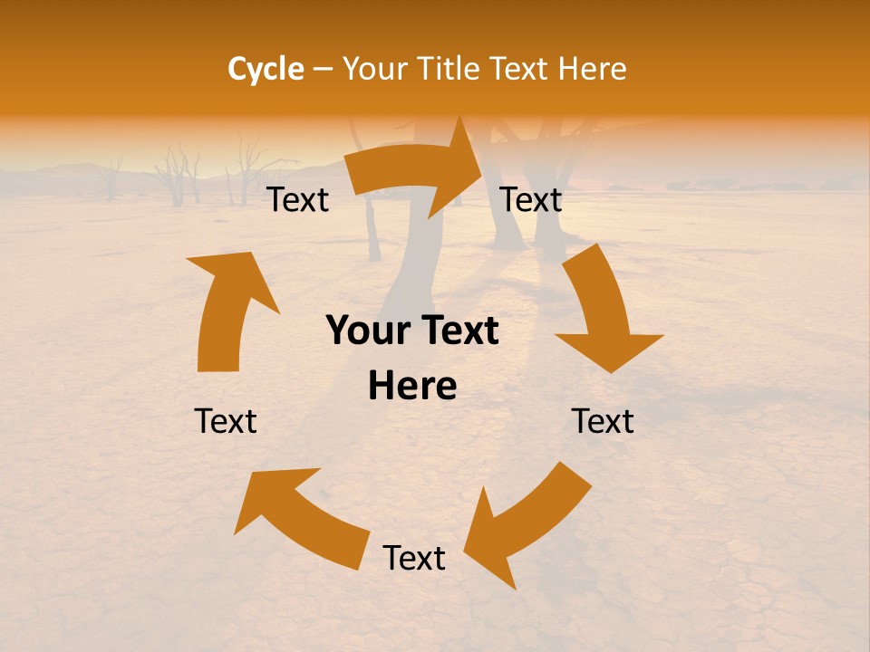 Africa Desert Desolate PowerPoint Template