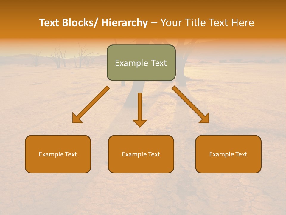 Africa Desert Desolate PowerPoint Template