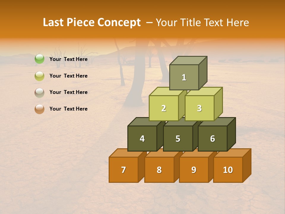 Africa Desert Desolate PowerPoint Template