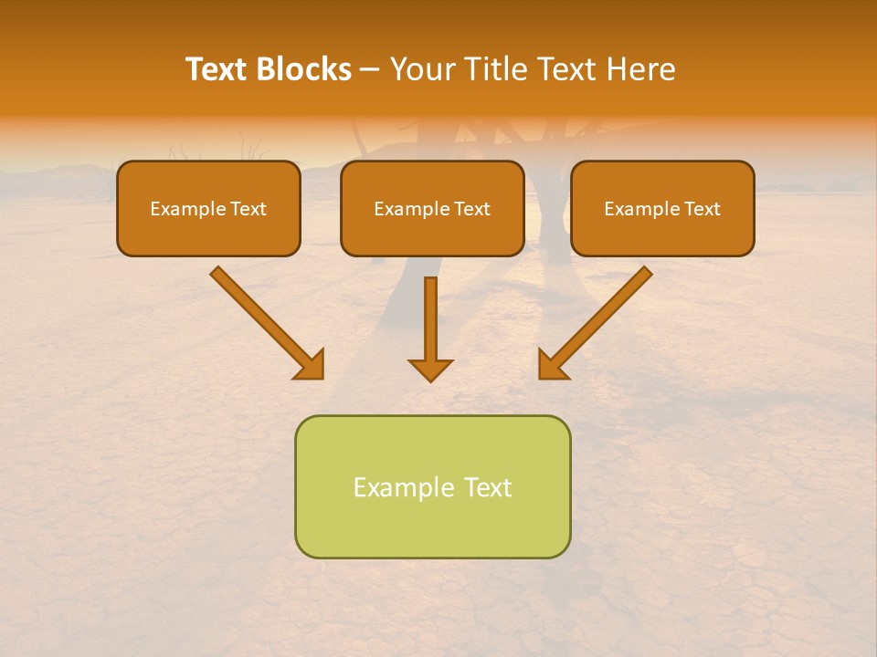 Africa Desert Desolate PowerPoint Template