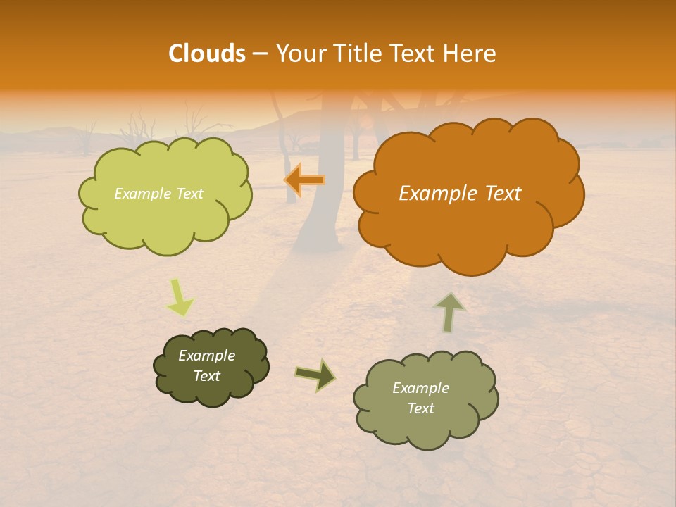 Africa Desert Desolate PowerPoint Template
