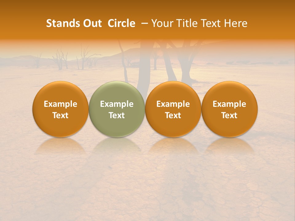 Africa Desert Desolate PowerPoint Template