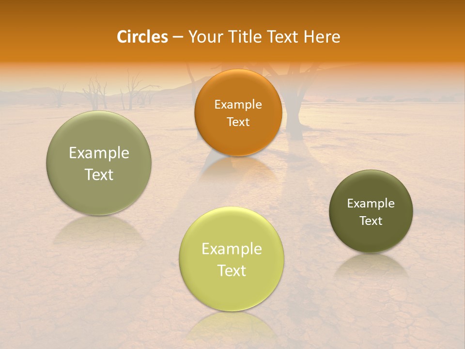 Africa Desert Desolate PowerPoint Template