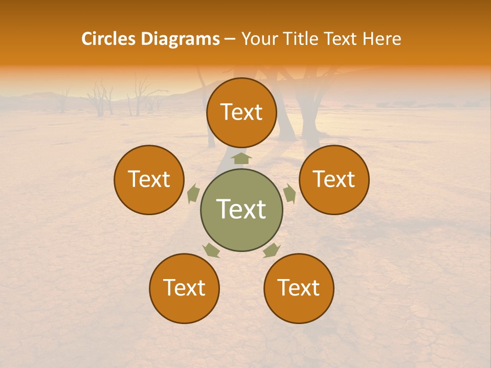 Africa Desert Desolate PowerPoint Template