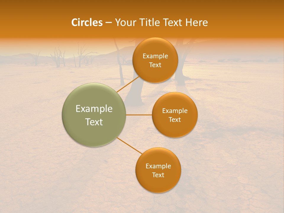 Africa Desert Desolate PowerPoint Template