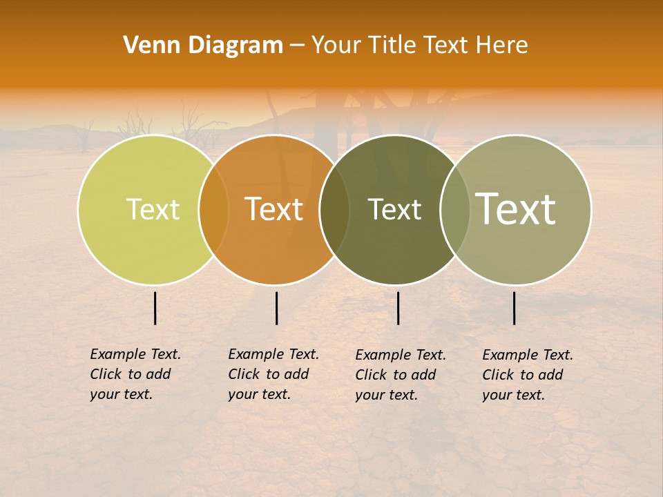 Africa Desert Desolate PowerPoint Template