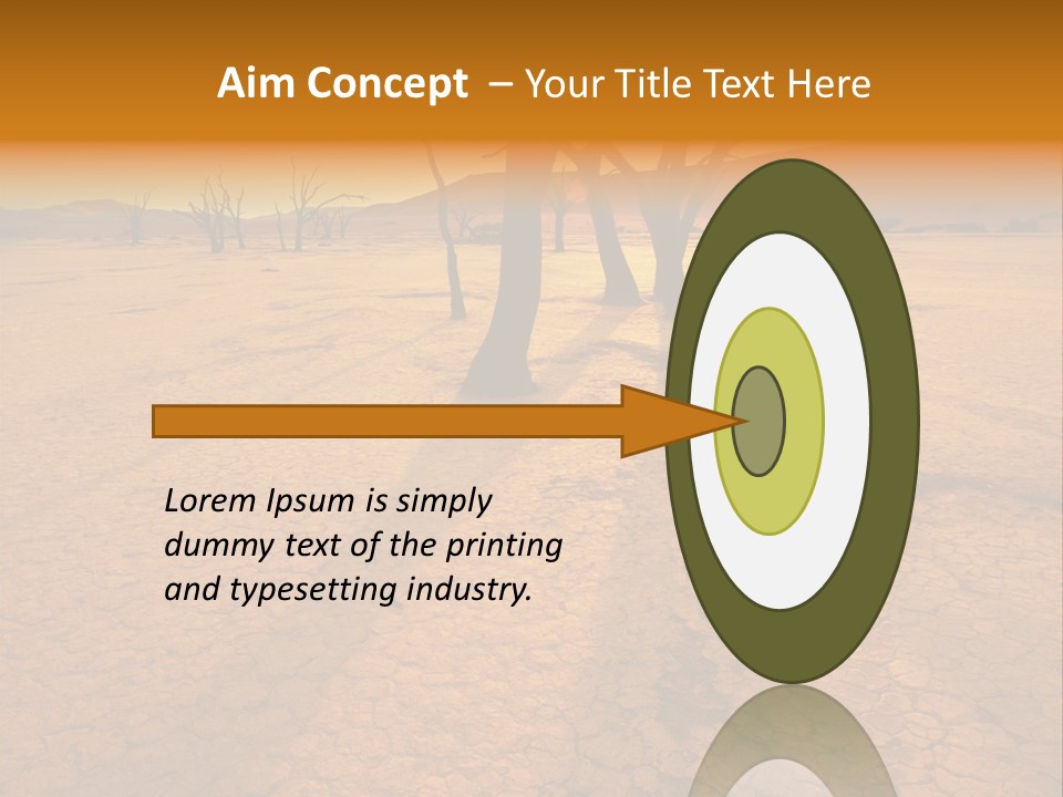 Africa Desert Desolate PowerPoint Template