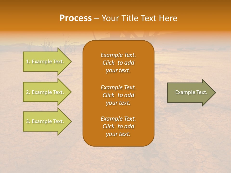 Africa Desert Desolate PowerPoint Template