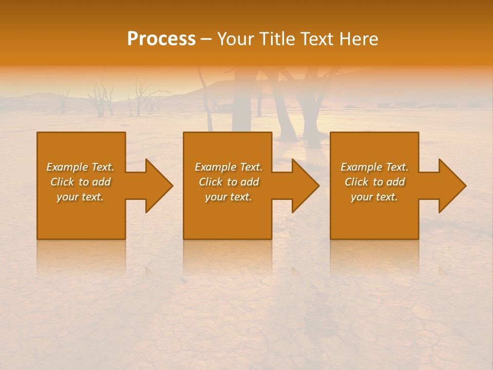 Africa Desert Desolate PowerPoint Template