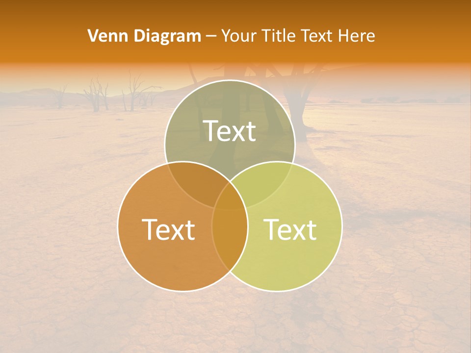 Africa Desert Desolate PowerPoint Template