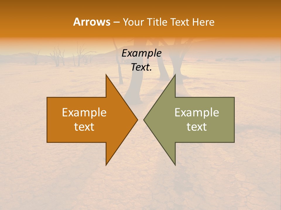 Africa Desert Desolate PowerPoint Template