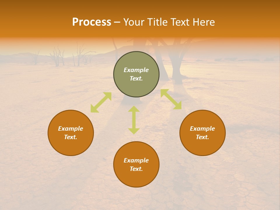 Africa Desert Desolate PowerPoint Template