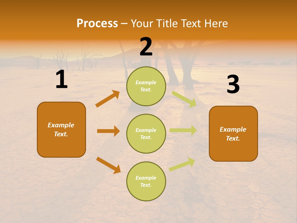 Africa Desert Desolate PowerPoint Template