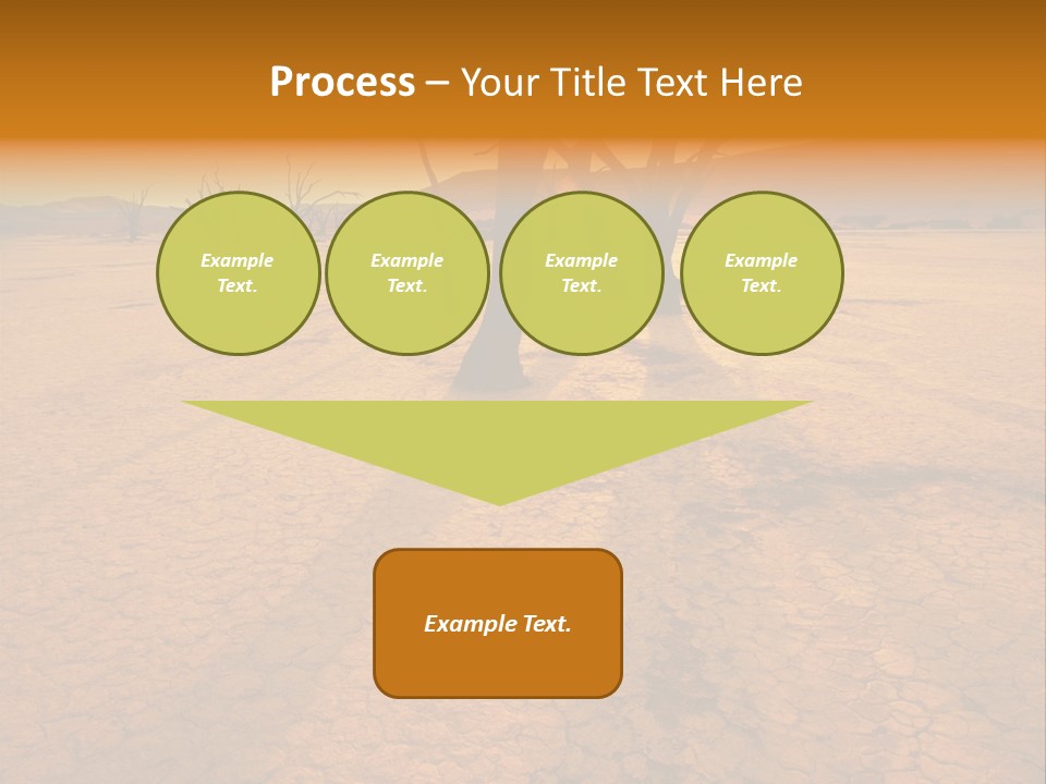 Africa Desert Desolate PowerPoint Template